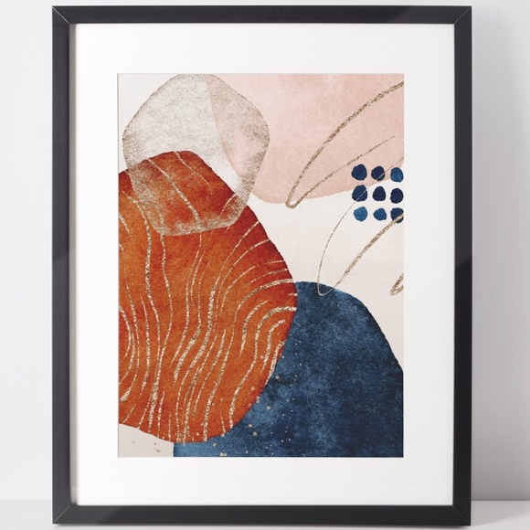 Other - Modern Abstract Shape Wall Art Poster Print UNFRAMED.